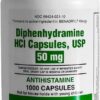 DIPHENHYDRAMINE 50MG 1000ct capsules, SDA LABS, Allergy Relief